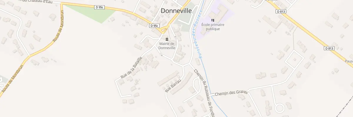 Plan du 15 Rue de la Fontaine à Donneville