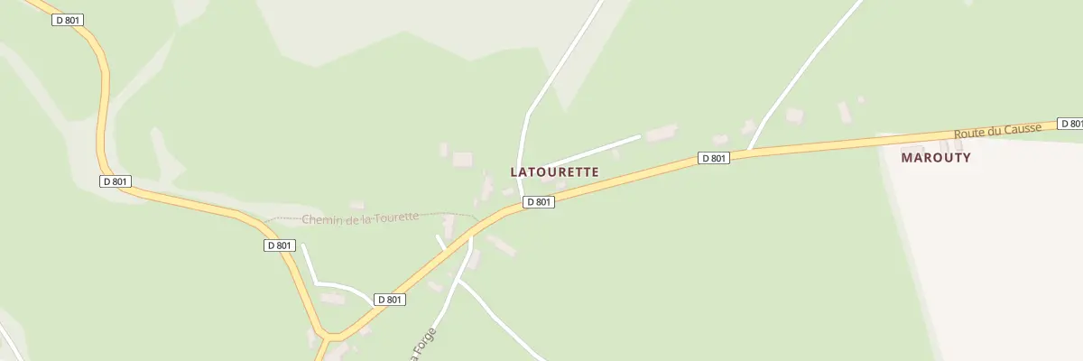 Plan du 5077 Latourette à Séniergues
