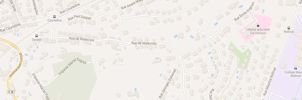 Plan du 54 Rue De Malecroix à Brive-la-Gaillarde