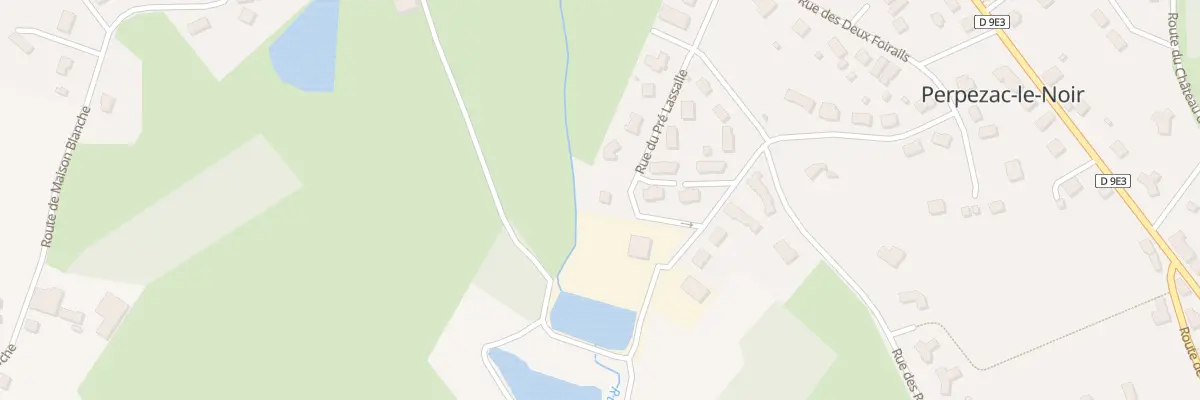 Plan du 12 Rue du Pré Lassalle à Perpezac-le-Noir