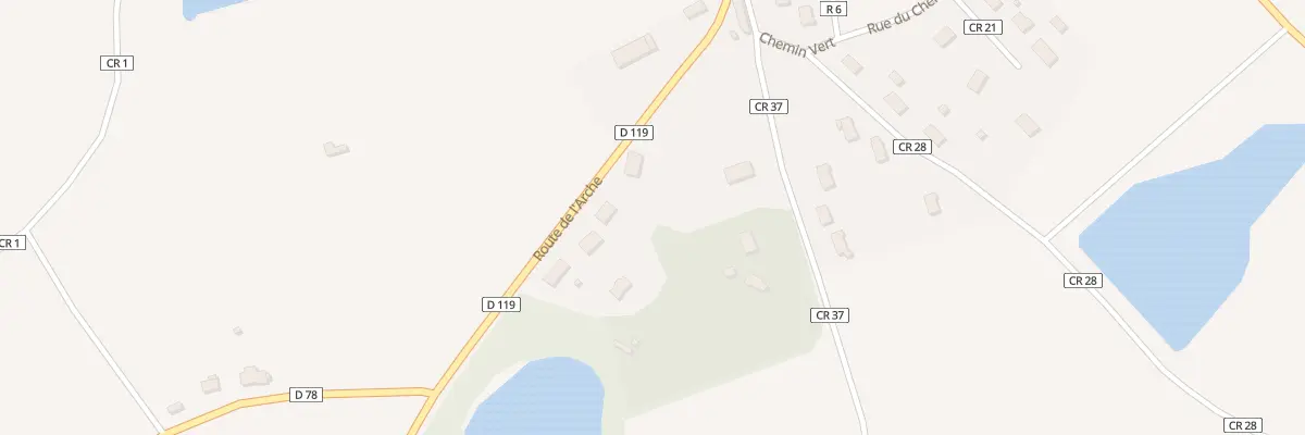 Plan du 392 Rte de l’Arche à Fontaines-en-Sologne