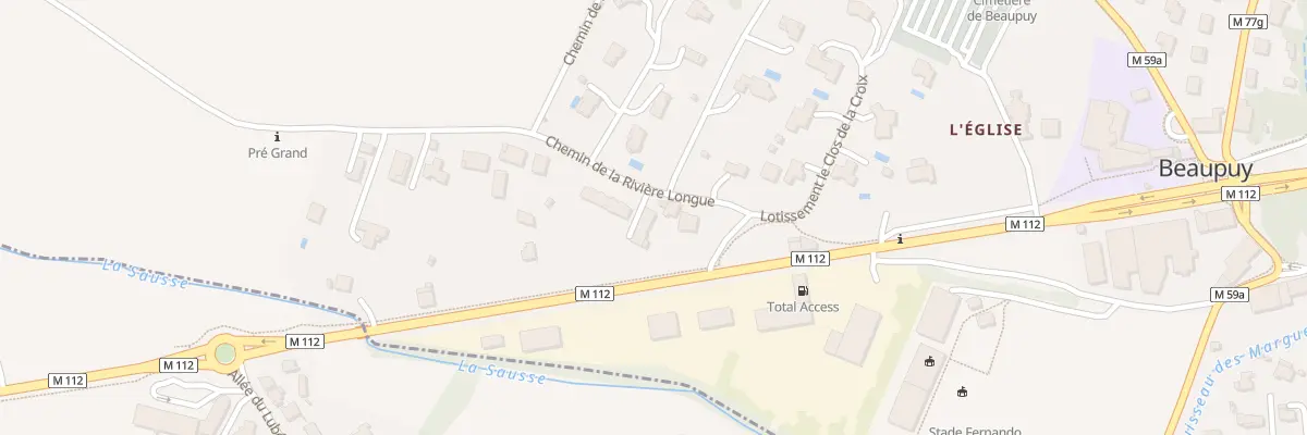 Plan du 5 Che de la Rivière Longue à Beaupuy