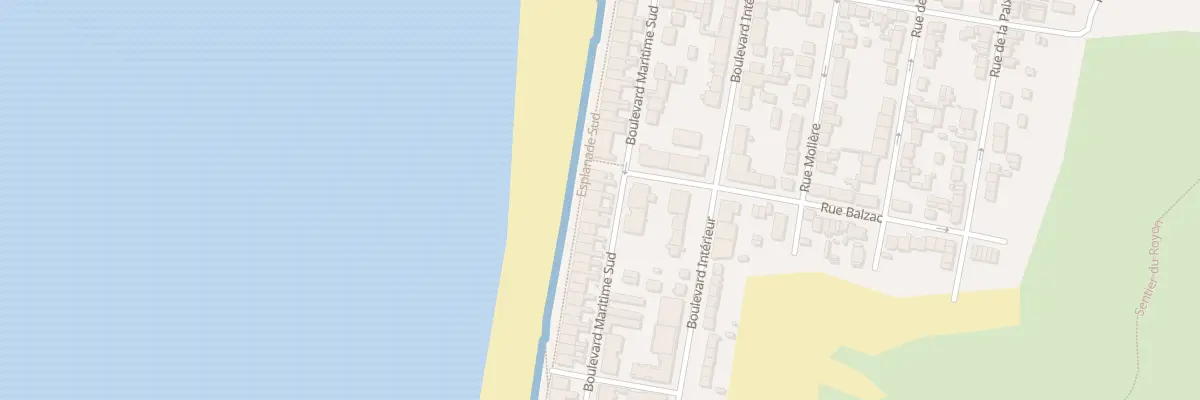 Plan du 200 Bd Maritime Sud à Fort-Mahon-Plage