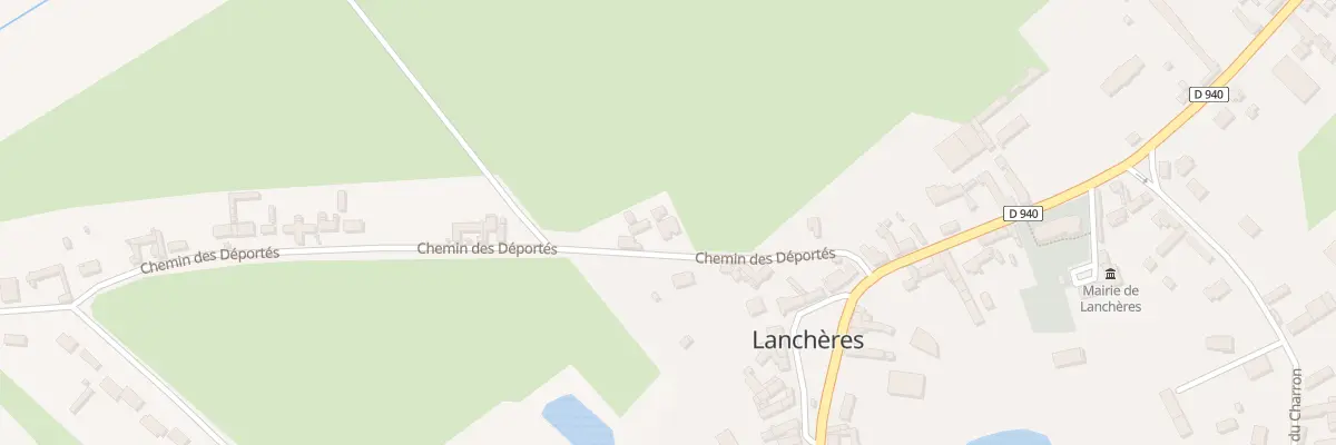 Plan du 138 Che des Déportés à Lanchères