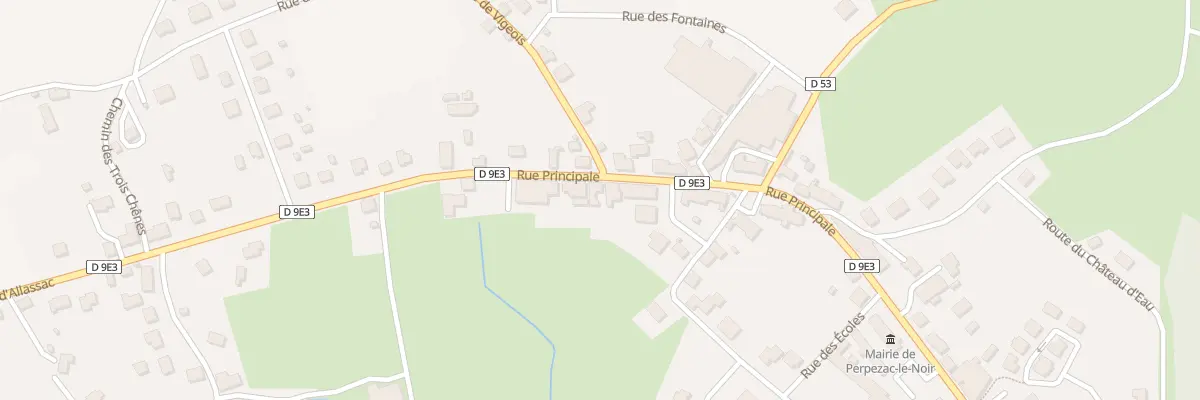 Plan du 97 Rue Principale à Perpezac-le-Noir