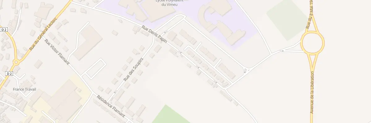 Plan du 20 Rue Denis Papin à Friville-Escarbotin