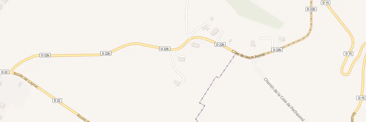 Plan du 488 Côte de Pech-auriol à Bondigoux
