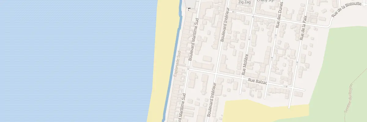 Plan du 154 Bd Maritime Sud à Fort-Mahon-Plage