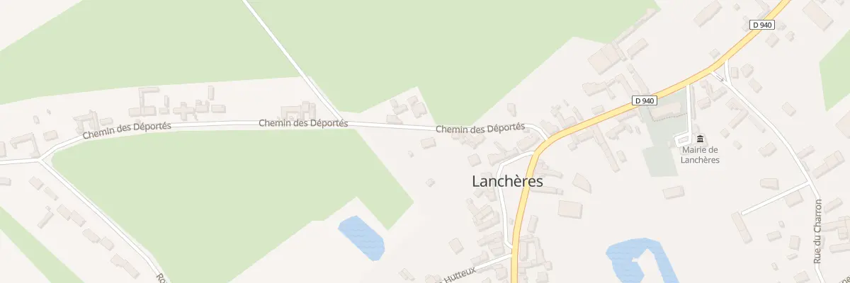 Plan du 135 Che des Déportés à Lanchères