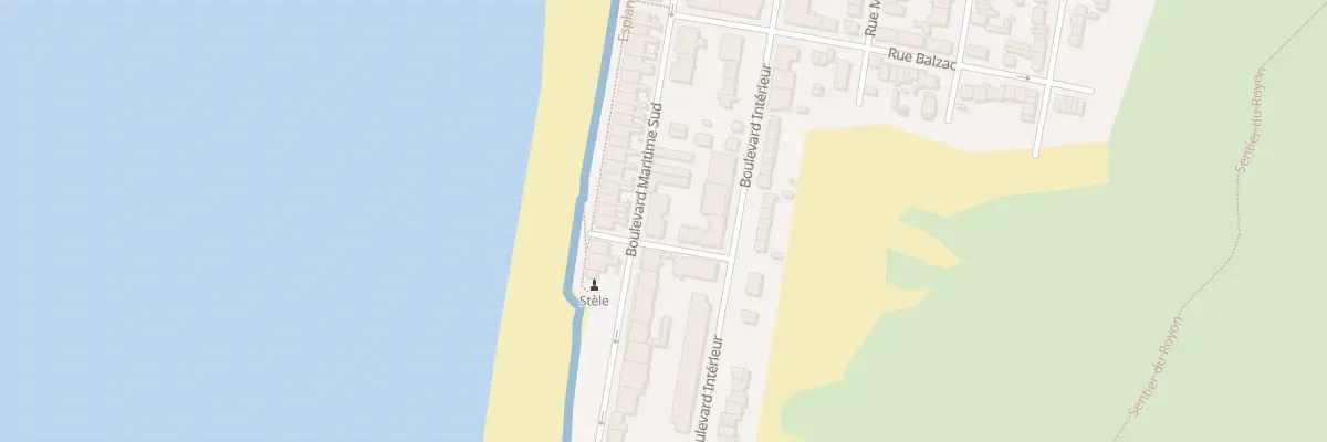Plan du 313 Bd Maritime Sud à Fort-Mahon-Plage