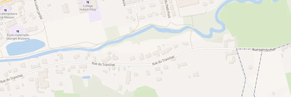 Plan du 585 Rue du Tranchet à Bracieux
