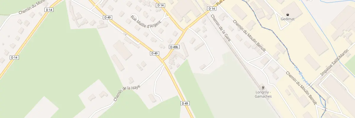 Plan du 10 Rte de Normandie à Longroy