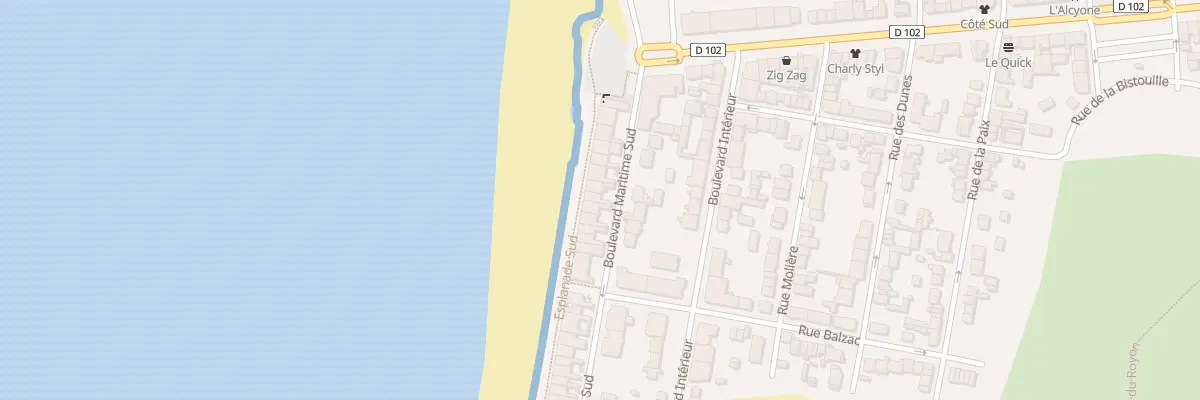 Plan du 102 Bd Maritime Sud à Fort-Mahon-Plage