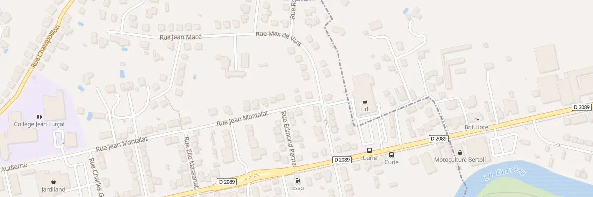 Plan du 43 Rue Jean Montalat à Brive-la-Gaillarde