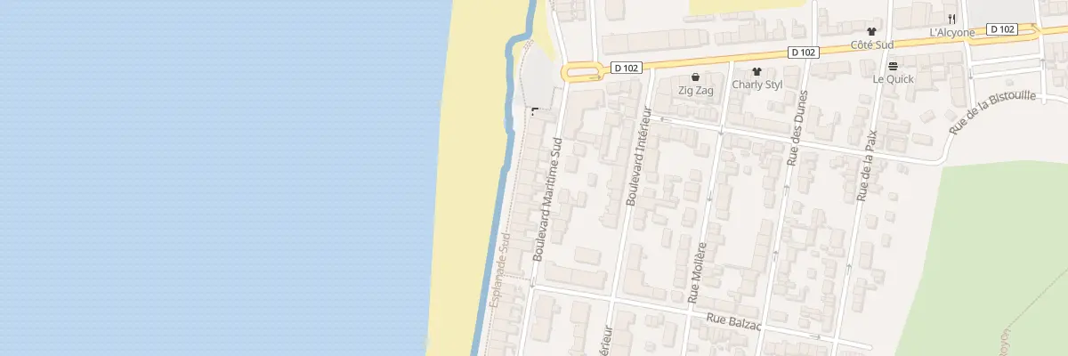 Plan du 84 Bd Maritime Sud à Fort-Mahon-Plage
