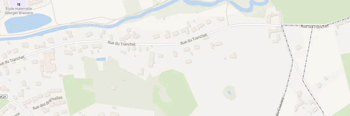 Plan du 582 Rue du Tranchet à Bracieux