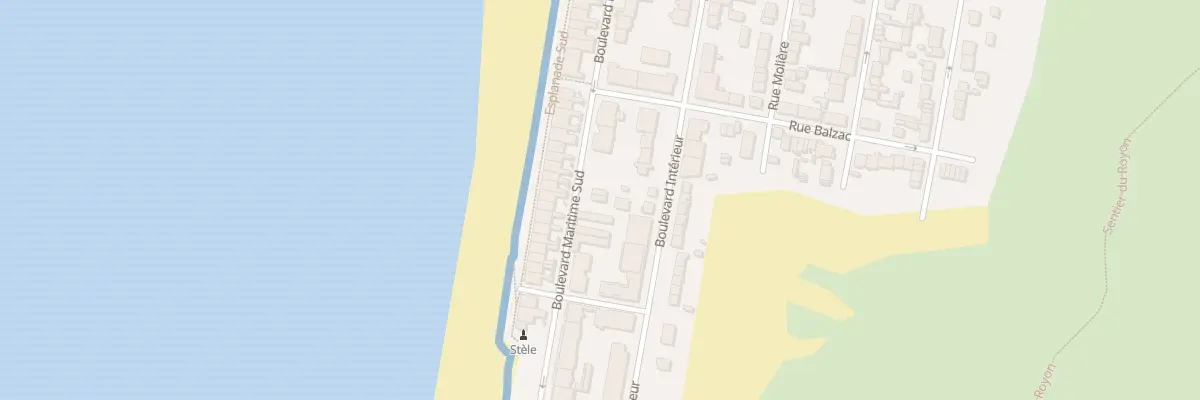 Plan du 257 Bd Maritime Sud à Fort-Mahon-Plage