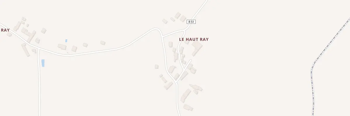 Plan du 6 Le Haut Ray à Veuil