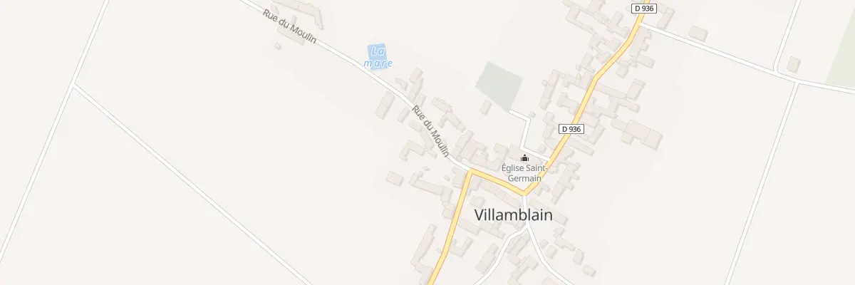 Plan du 13 Rue du Moulin à Villamblain