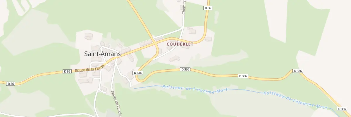 Plan du 97 Couderc à Bézac