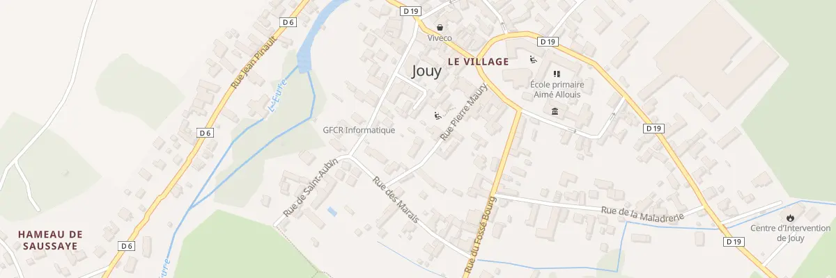 Plan du 6B Rue Pierre Maury à Jouy