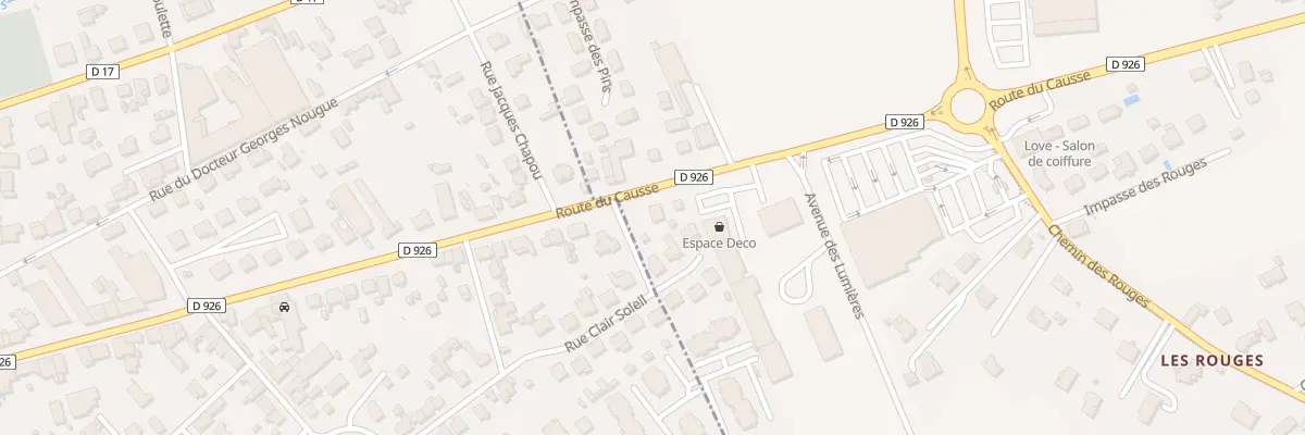 Plan du 42 Rte du Causse à Monteils