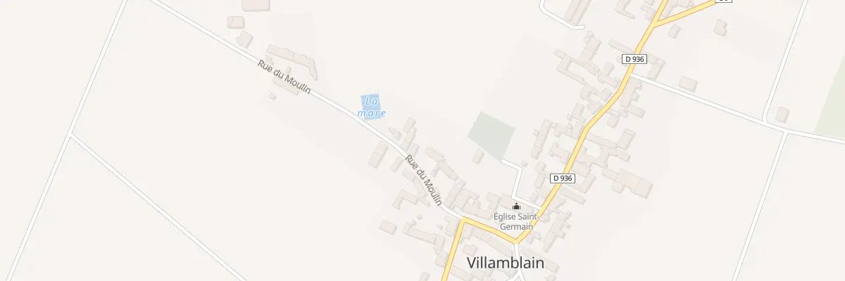 Plan du 16 Rue du Moulin à Villamblain