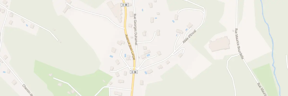Plan du 53 Rue Georges Duhamel à Brive-la-Gaillarde