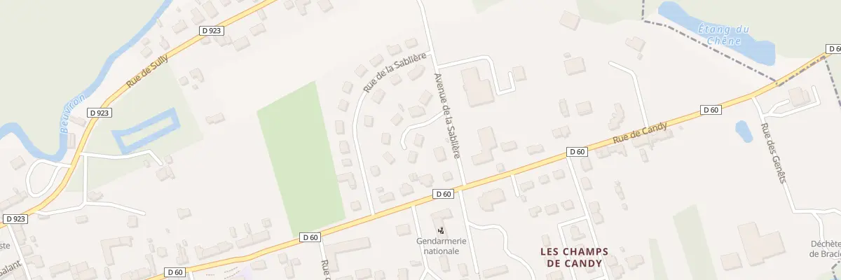 Plan du 21 Imp de la Sablière à Bracieux