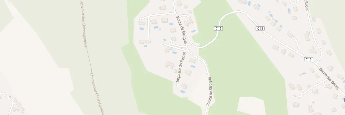 Plan du 2 Imp du Peyrat à Saint-Sylvain