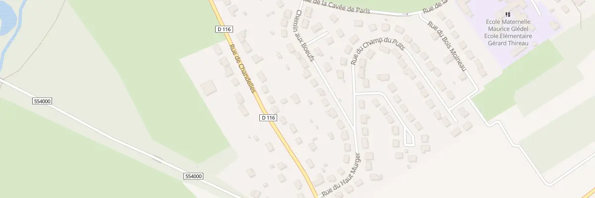 Plan du 67B Rue de Chandelles à Coulombs