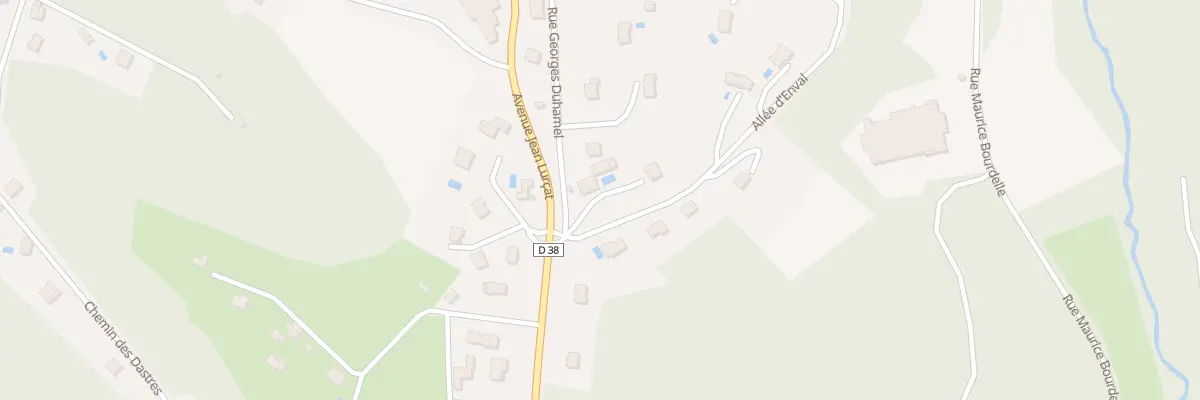 Plan du 55 Rue Georges Duhamel à Brive-la-Gaillarde