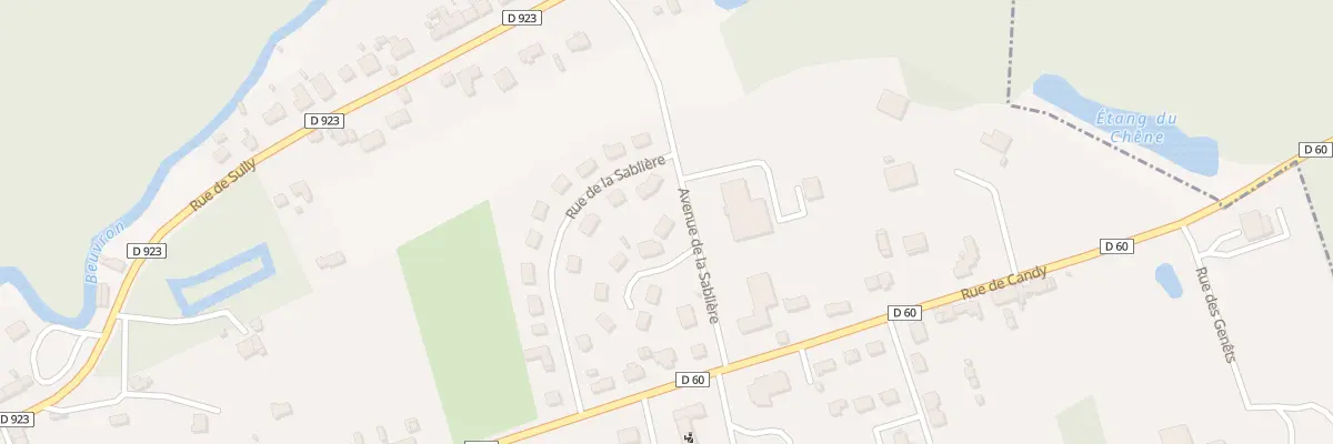 Plan du 9 Imp de la Sablière à Bracieux