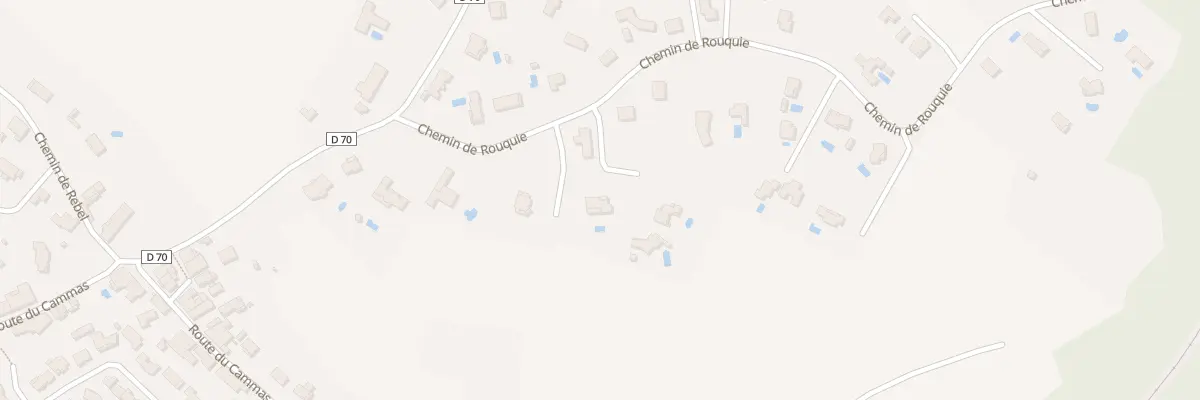 Plan du 6 Che Rouquie à Castelmaurou
