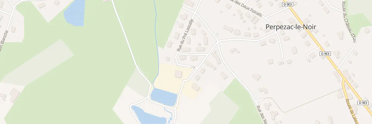 Plan du 9 Rue du Pré Lassalle à Perpezac-le-Noir