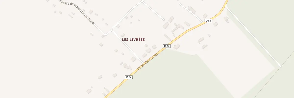 Plan du 70 Rte des Livrées à Beauvoir-en-Lyons