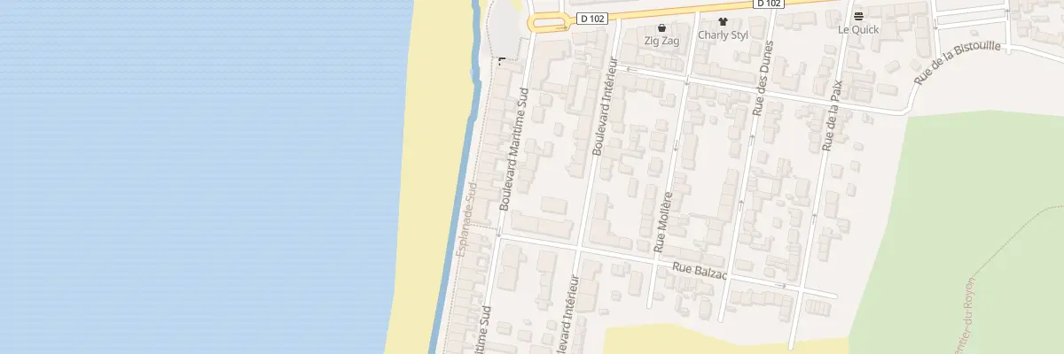 Plan du 115 Bd Maritime Sud à Fort-Mahon-Plage