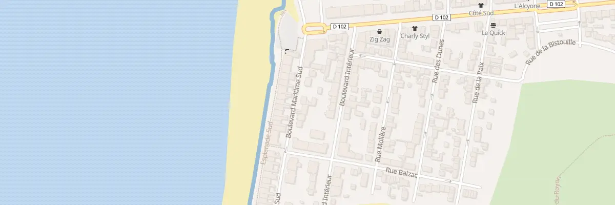 Plan du 97 Bd Maritime Sud à Fort-Mahon-Plage