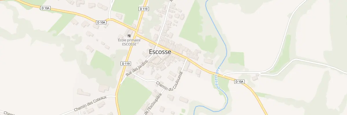 Plan du 8 Av de l’Estrique à Escosse