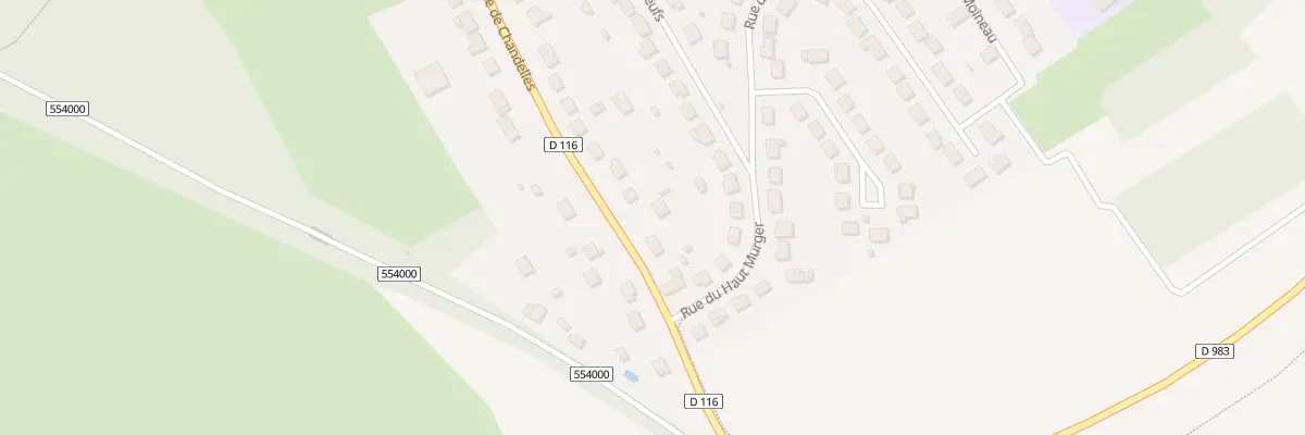 Plan de la Rue de Chandelles à Coulombs