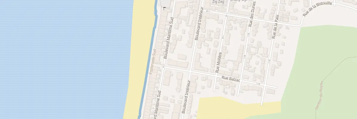 Plan du 155 Bd Maritime Sud à Fort-Mahon-Plage