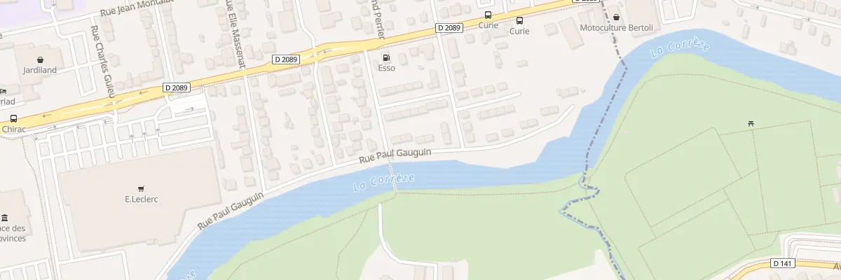 Plan du 24 Rue Paul Gauguin à Brive-la-Gaillarde
