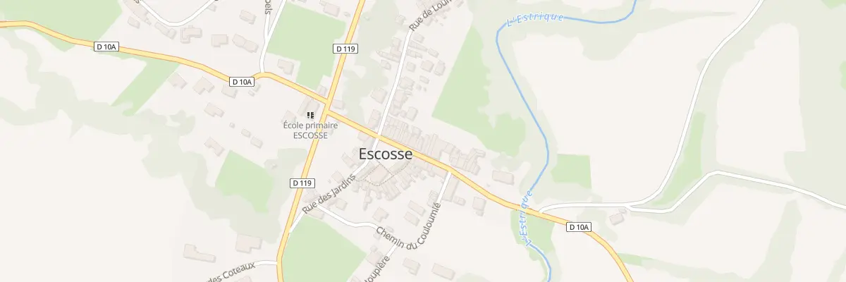 Plan du 19 Av de l’Estrique à Escosse