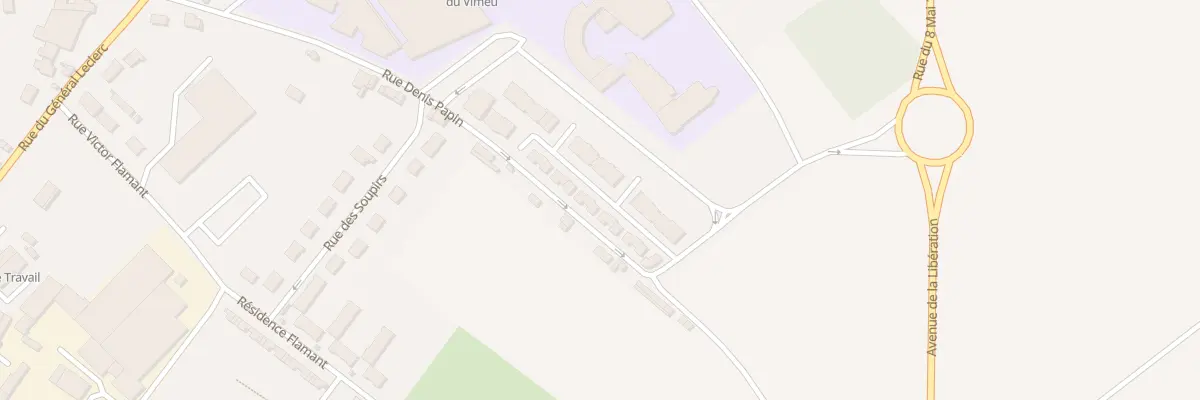 Plan du 7 Rue Denis Papin à Friville-Escarbotin