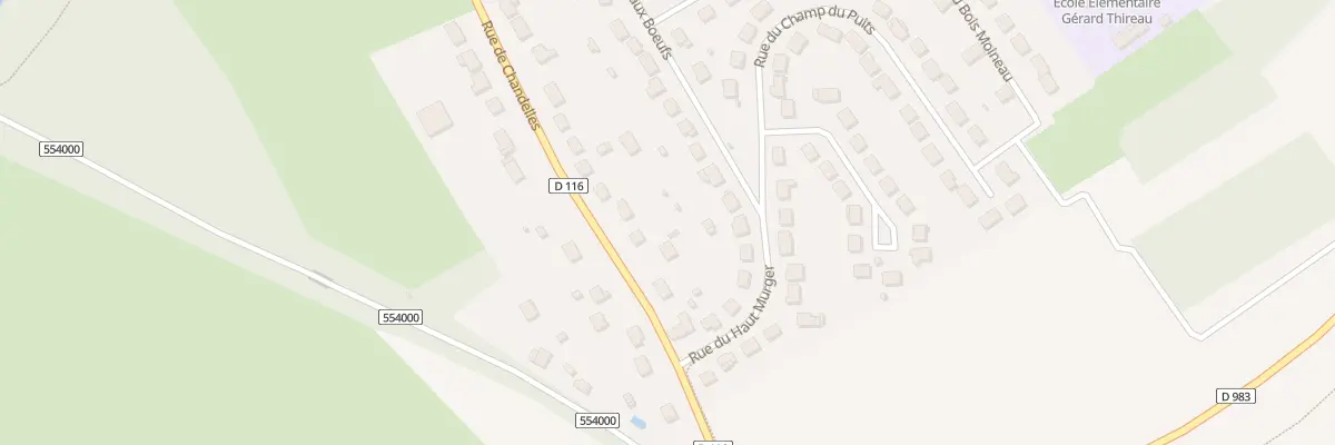 Plan du 73 Rue de Chandelles à Coulombs