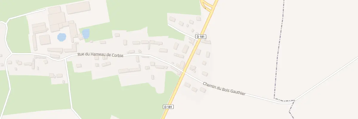 Plan du 98 Corbie à Tilly