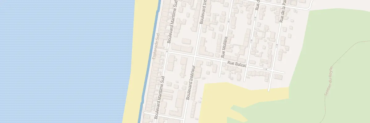 Plan du 205 Bd Maritime Sud à Fort-Mahon-Plage