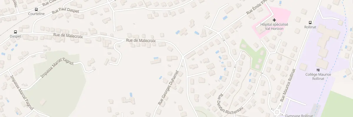 Plan du 2 Rue Georges Duhamel à Brive-la-Gaillarde