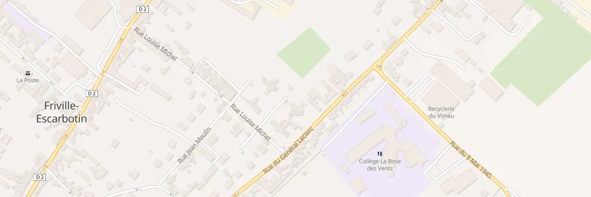 Plan du 45 Rue Louise Michel à Friville-Escarbotin