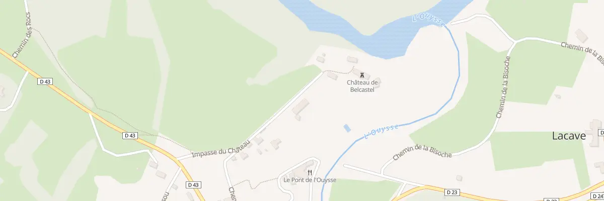 Plan du 240 Imp du Château à Lacave